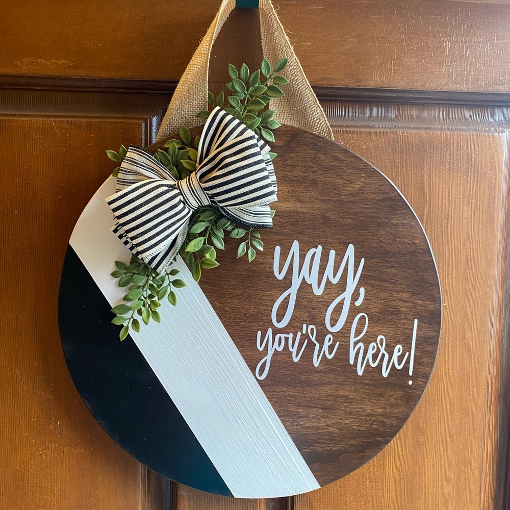 Wooden Door Hanger
